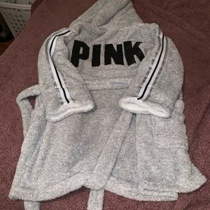 Love Pink Glitter Robe Size M/L